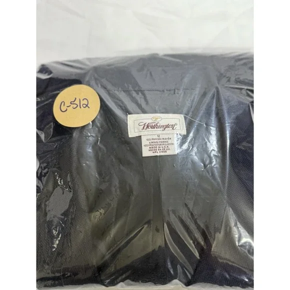 Worthington Blazer Womens 12 Long Sleeve Rayon Business Casual Ladies - Picture 14 of 14